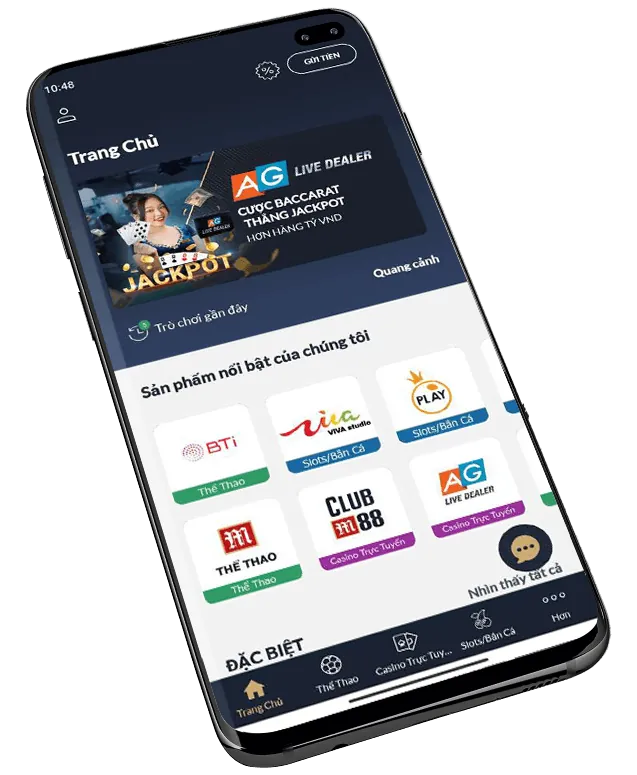 Hoàn trả thể thao và casino Vin777