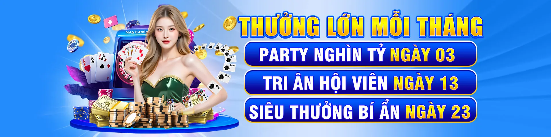 Hình ảnh game nổ hũ với biểu tượng chiến thắng và logo nhà cái trực tiếp bóng đá